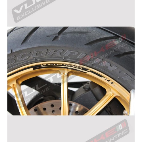 Adhesive profiles for wheels - Ducati Multistrada all models 