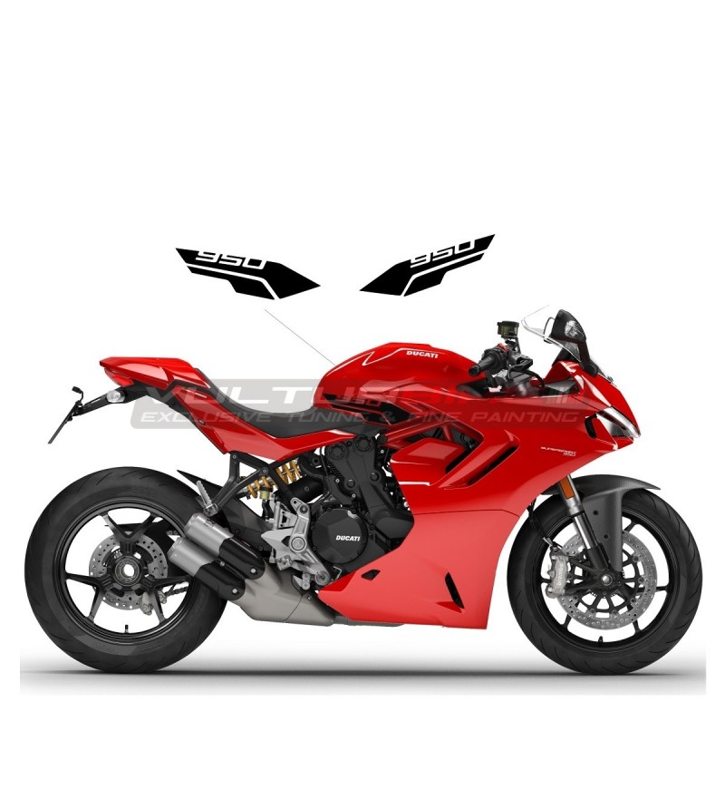 Autocollants latéraux pour réservoir - Ducati Supersport 950