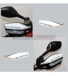 Handguard stickers white Italian tricolor - Ducati Multistrada 1200 2010 / 2014