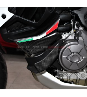 Cover per alette in carbonio design italiano - Ducati Multistrada V4