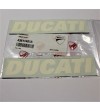 Par de pegatinas ORIGINALes Ducati 150 x 27 mm