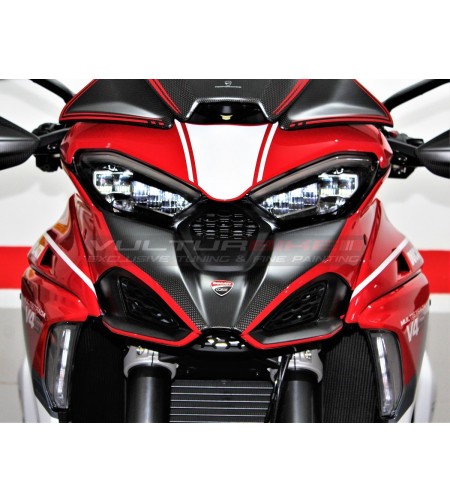 Set cover in carbonio personalizzate per puntale airbox  - Ducati Multistrada V4 / V4S / Rally 