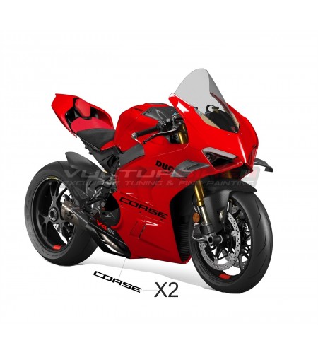 Corse stickers for side fairings - Ducati Panigale V4 / V2