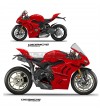 Autocollants desmosedici de route personnalisables - Ducati Panigale V4 de 2018