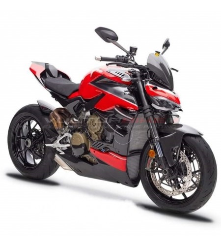 Set carene in carbonio design personalizzato - Ducati Streetfighter V4 / V4S 