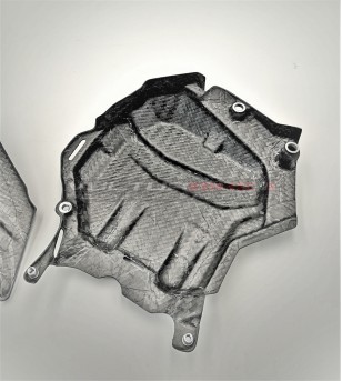 Couvercle de tête moteur et couvercle de pignon en carbone - Ducati Multistrada V4 / Rallye