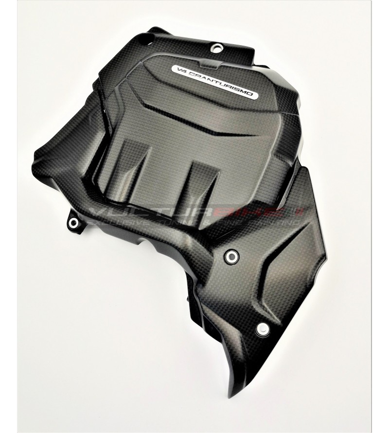 Engine head cover and pinion cover in carbon - Ducati Multistrada V4 / Rally