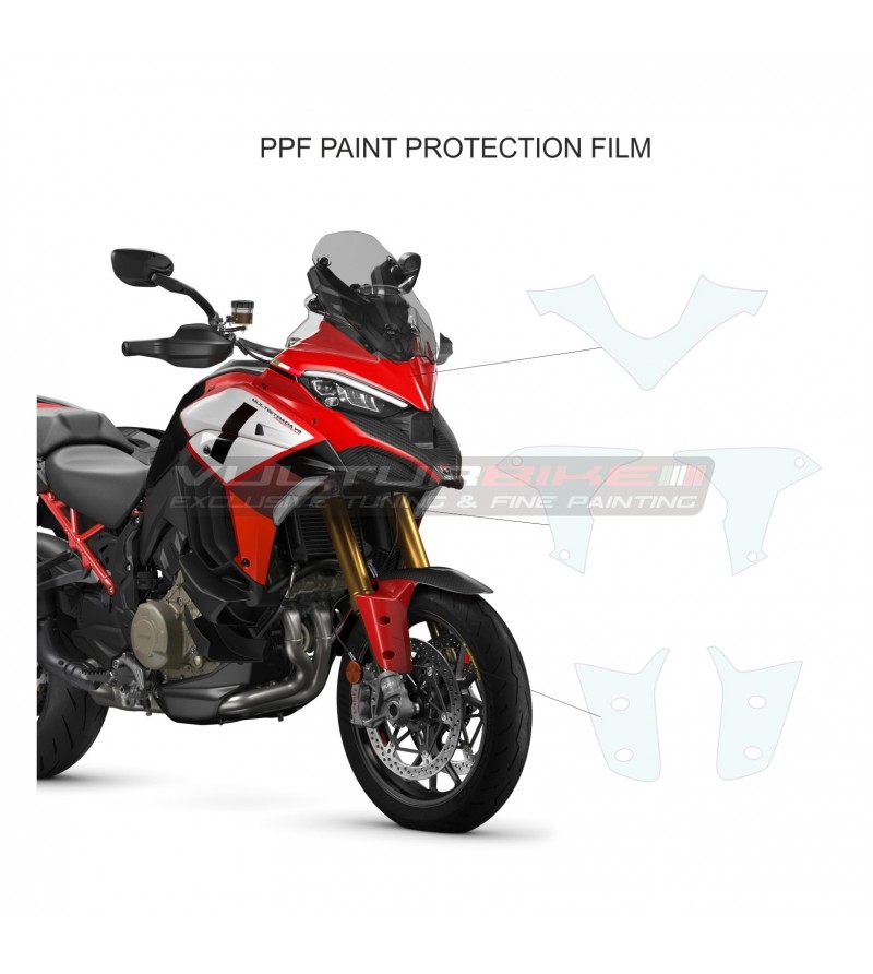Motorcycle Stone Chip Protection PPF Ducati Multistrada Pikes Peak 2018+