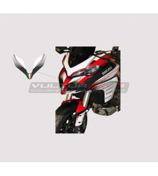 Tricolor design sticker for fairing - Ducati Multistrada 950 / 1200 /1260 / v2