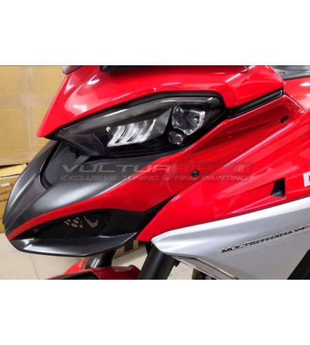 Punta transportadora de carbono completa - Ducati Multistrada V4 - Rally