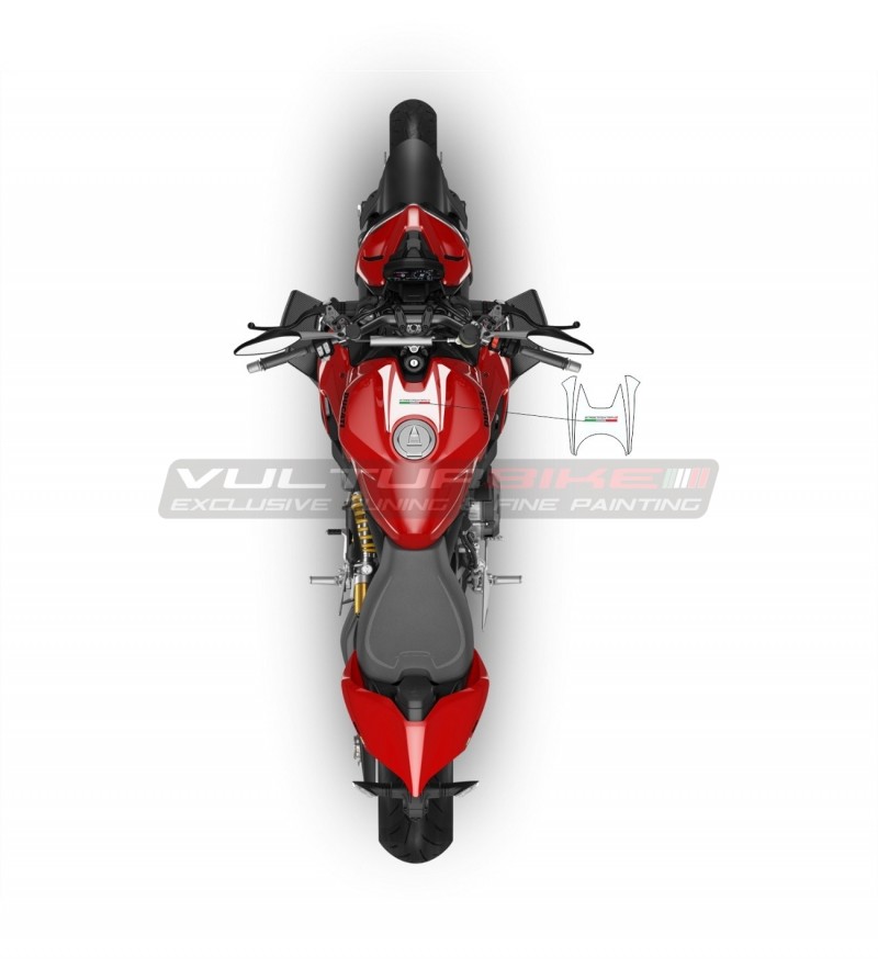 Benutzerdefinierte Tankaufkleber - Panigale Ducati / Streetfighter V2
