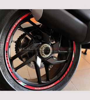 Stickers' kit for Ducati Monster's wheels