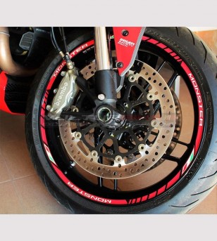 Stickers' kit for Ducati Monster's wheels