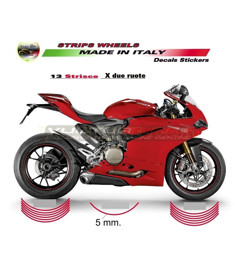 Marchesini Pegatinas estilo forjado para ruedas - Ducati