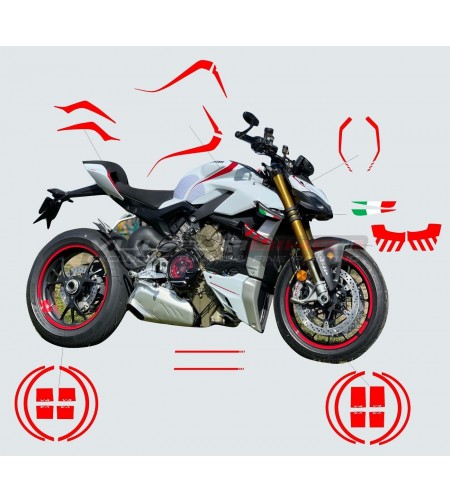 Customizable complete stickers kit - Ducati Streetfighter V4 / V4S