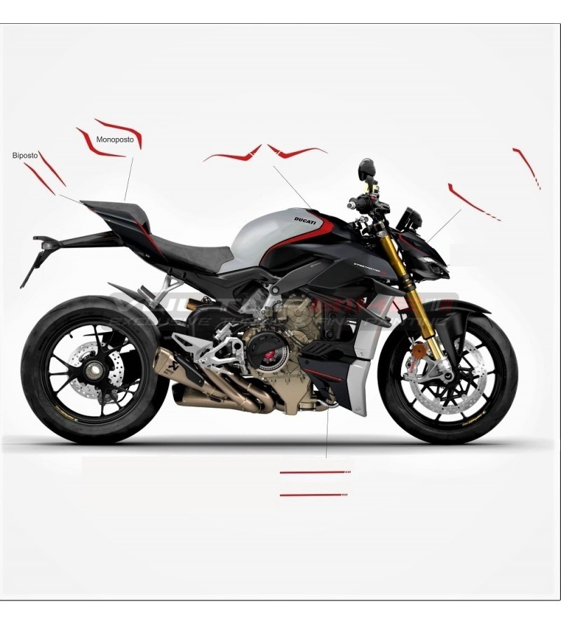 Stickers' kit with Panigale SP design - Ducati Streetfighter V4 / V4S