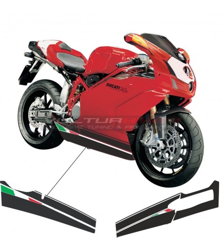 Adesivi per fiancate laterali inferiori - Ducati 749 / 999 