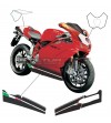 Kit adhésif complet - Ducati 749 / 999 R version 
