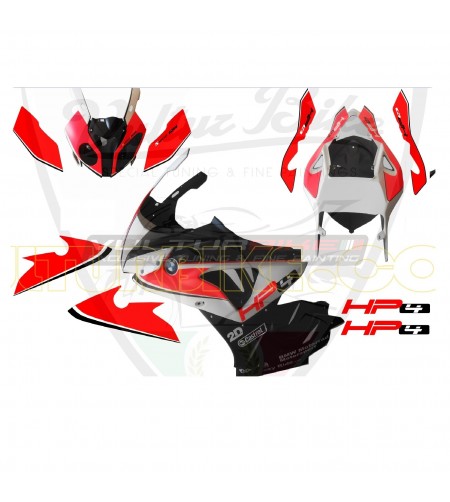 Kit de pegatinas gráficas personalizadas - BMW S1000RR - HP4