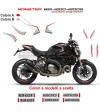 Sticker Kit Design 821 Stealth - Ducati Monster 821 / 1200 / 1200S
