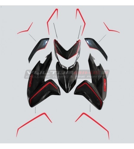 Kit profili adesivi personalizzabili - Ducati Hypermotard  821 / 939