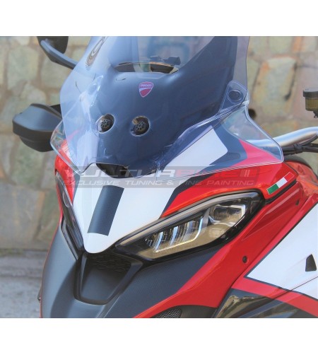 Cupolino in carbonio design personalizzato - Ducati Multistrada PikesPeak 