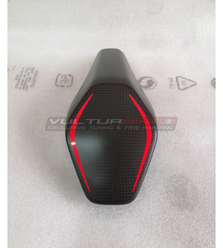 Special design carbon seat pad cover - Ducati Panigale V4 / V4S / V4R / V2 2020 / Streetfighter V4 V2 