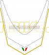Aufkleber anpassbare Nummer Look 1098R - Ducati 848/1098/1198 