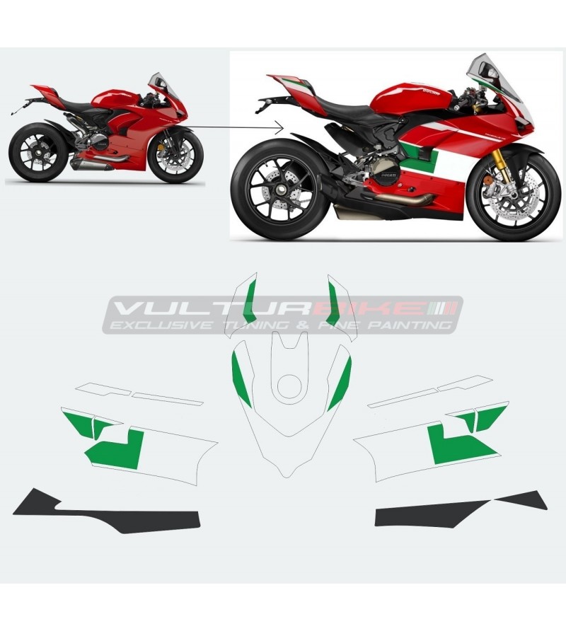 Troy Bayliss Replik Aufkleber Kit - Ducati Panigale V2 2020 / 2022