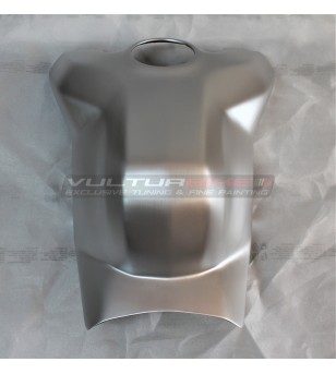 Cover serbatoio allungata verniciata con effetto alluminio spazzolato - Ducati Panigale V4 / Streetfighter V4