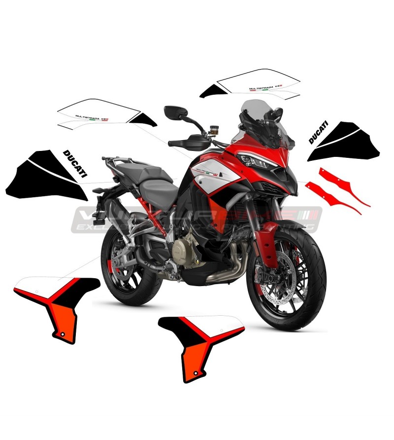 Kit de décalcomanie de conception personnalisée - Ducati Multistrada V4 / V4S