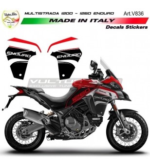 Seitenseiten Aufkleber - Ducati Multistrada ENDURO 1200 / 1260