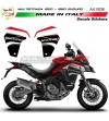 Pegatinas negras y rojas para paneles laterales - Ducati Multistrada ENDURO 1200 / 1260 