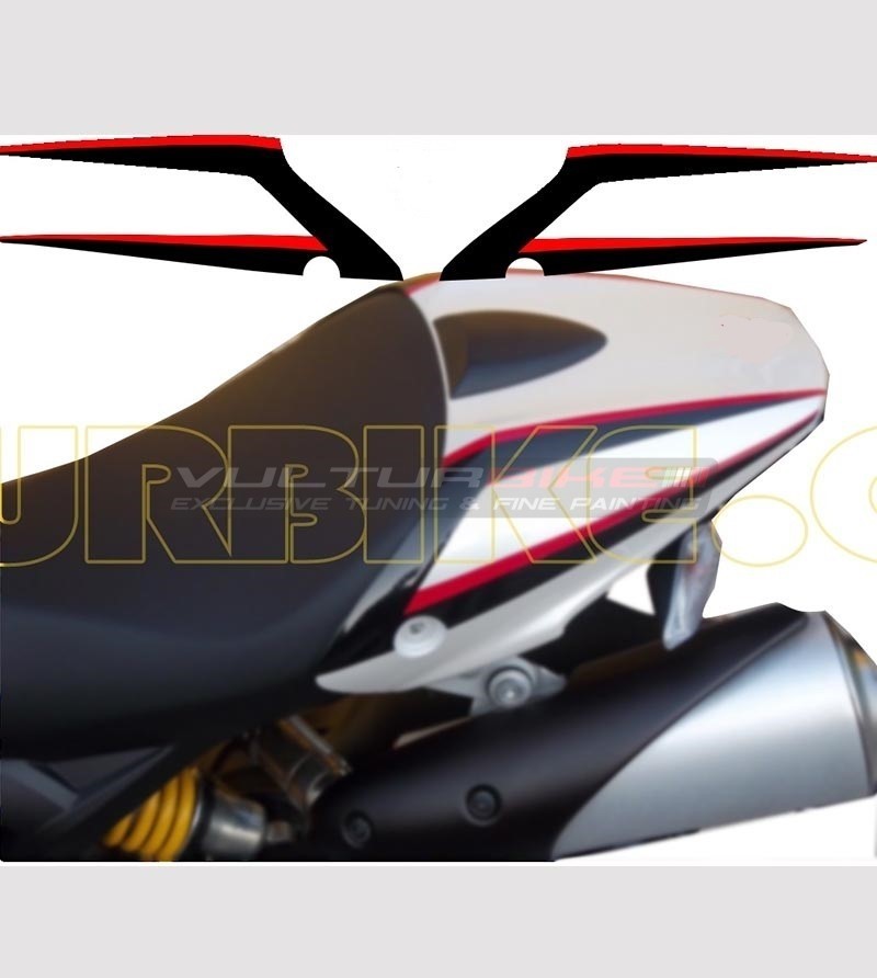 Autocollant de couverture de siège - Ducati Monster 696/796/1100