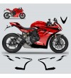 Stickers kit design black edges - Ducati Supersport 950 