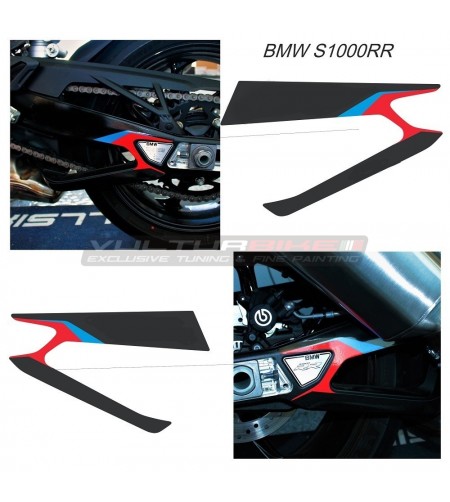 Adesivi forcellone design nero - BMW S1000RR 2019/21