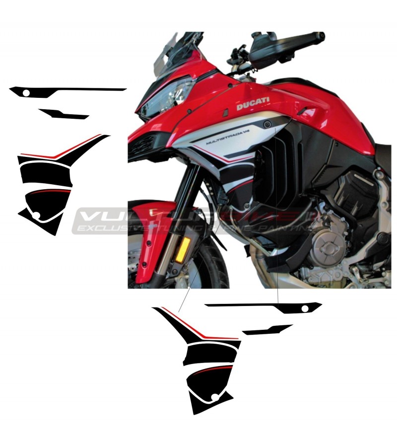 Pegatinas de paneles laterales - Ducati Multistrada V4