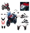 Kit completo adesivi silver design V4 - Ducati Multistrada V4 