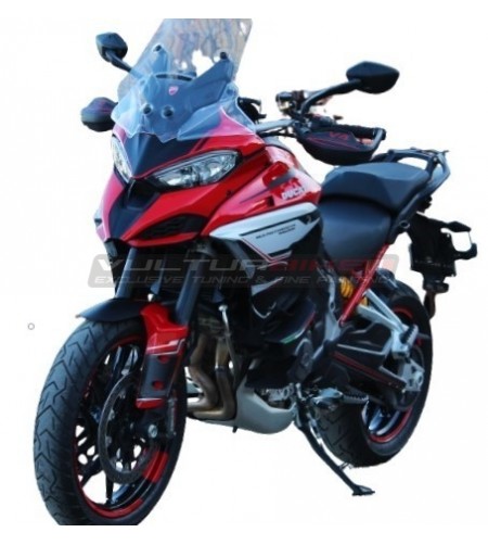 Autocollants kit complets argent design V4 - Ducati Multistrada V4 