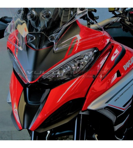 Complete stickers kit silver design - Ducati Multistrada V4 
