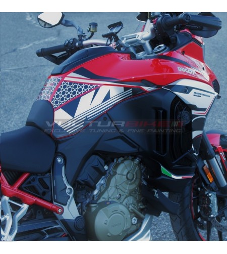 Kit completo adesivi silver design V4 - Ducati Multistrada V4 
