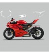 Stickers kit basic white - Ducati Panigale V2 2020 / 2021 