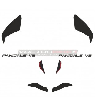 Kit de pegatinas negras - Ducati Panigale V2 2020