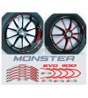 Wheels stickers - Ducati Monster 1100 EVO 