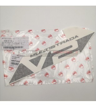 Original V2 Multistrada Decal Ducati für rechten Flügel