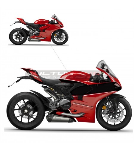Stickers Kit Custom red motorcycle livery - Ducati Panigale V2 2020 / 2022 