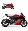 Kit de pegatinas Librea de moto roja personalizada - Ducati Panigale V2 2020 / 2022 