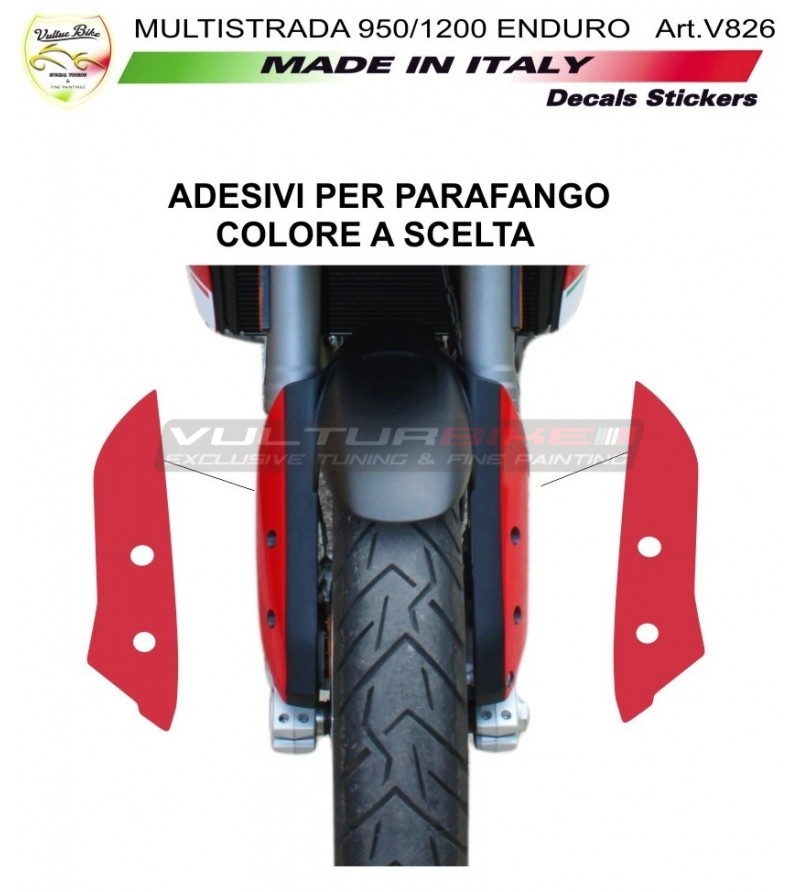 Autocollants Fender - Ducati Multistrada 950 / 1200 Enduro