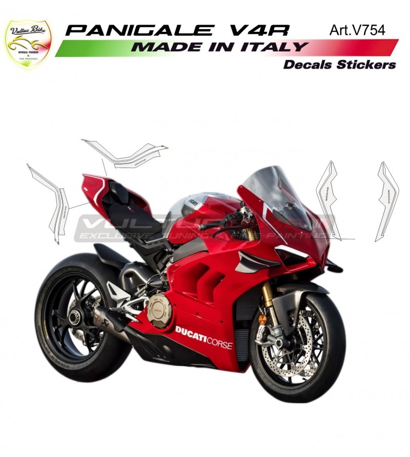 Kit de réplica de pegatinas - Ducati Panigale V4R