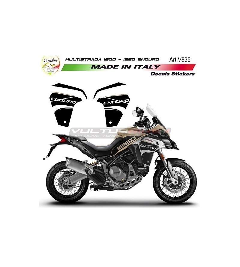 Seitenseiten Aufkleber - Ducati Multistrada ENDURO 1200 / 1260